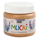 Creativ Company Mucki Finger Paint Gold Metallic, 150ml