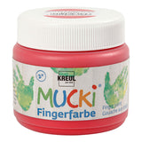 Creativ Company Mucki Finger Paint Red, 150 ml