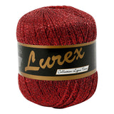 Creativ Company lurex glitter yarn red, 160m