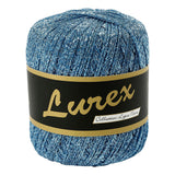 Creativ Company lurex glitter yarn light blue, 160m