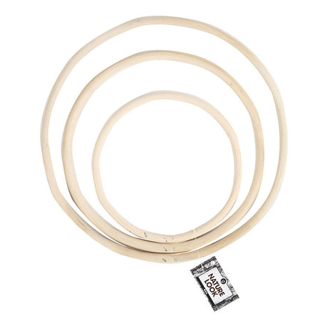 Kreativer Firma Bambus Ring, 3st.