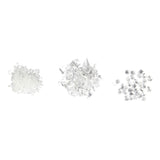 Creativ Company Art Sneage White Glitter, 3st.