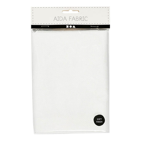 Creativ Company Aida white 70 squares per 10 cm, 50x50cm