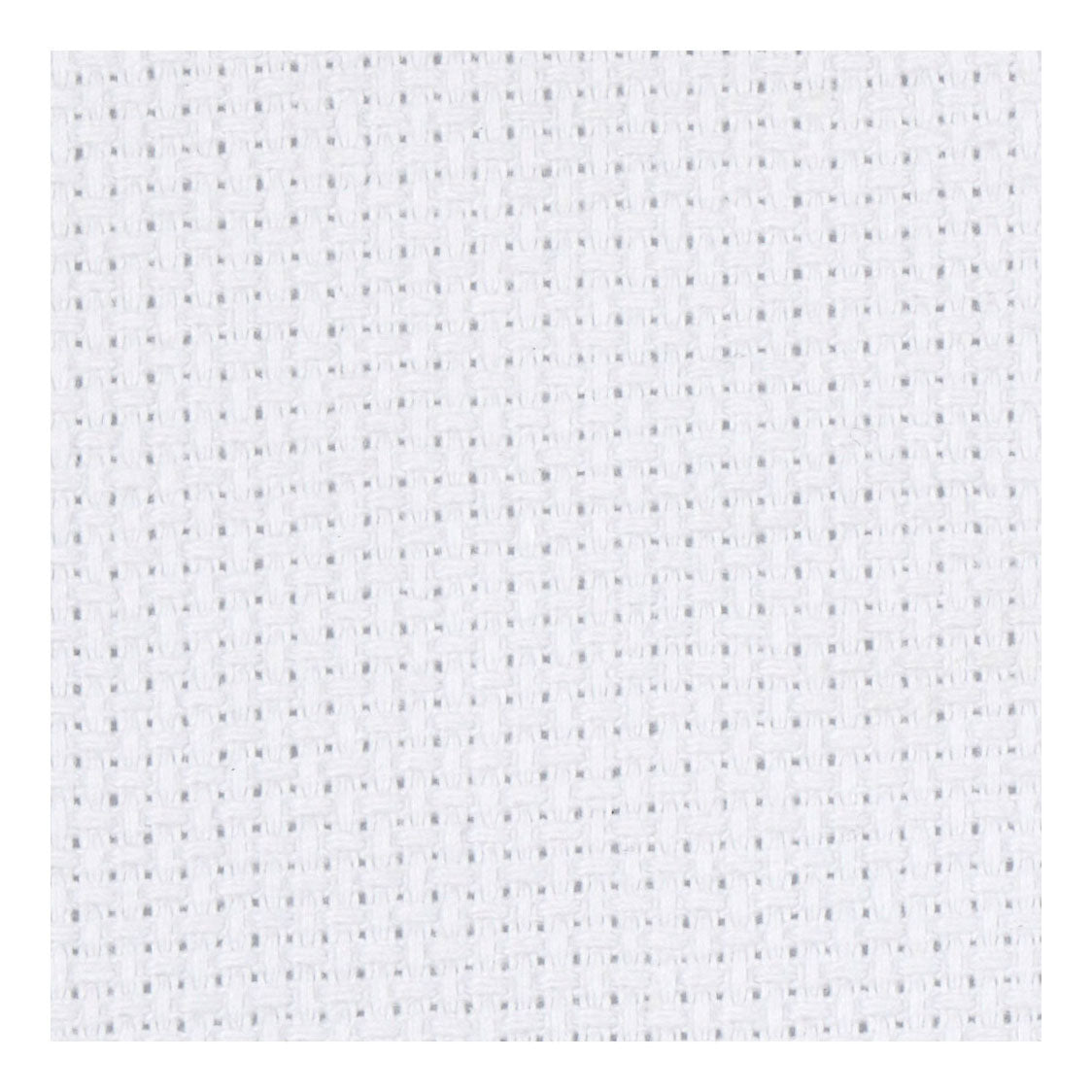 Creative Company Aida White 70 rutor per 10 cm, 50x50 cm