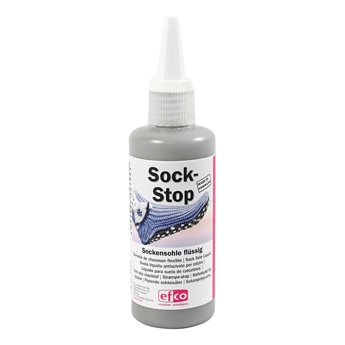 Creative Company Sock-Stop Anti-Slip Grey, 100 ml