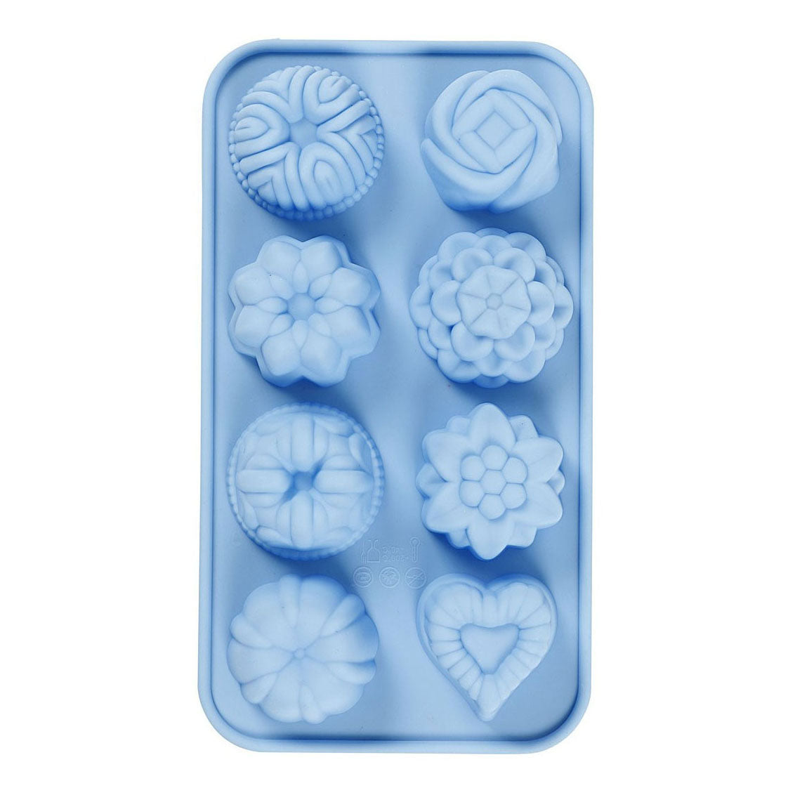 Creativ Company Silicon Pourmal Cakes Blue