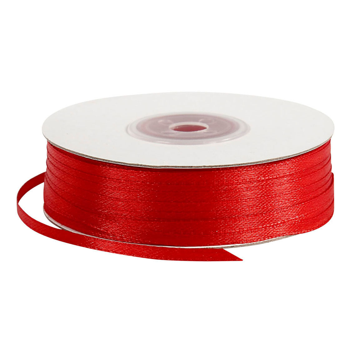 Creativ Company Satin ribbon red, 100m