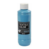 Creativ Company Textile Color Dekkende Textielverf Turquoise Blauw, 250ml