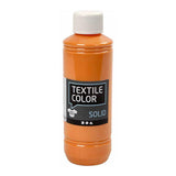 Creativ Company Textile Color Dekkende Textielverf Oranje, 250ml