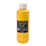 Creativ Company Textile Color Dekkende Textielverf Geel, 250ml