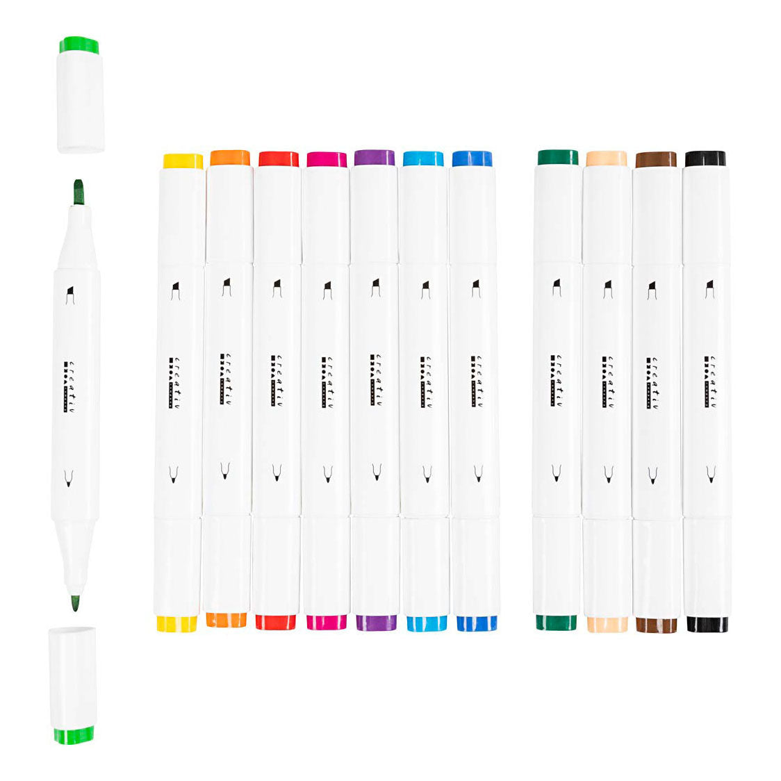 Creativ Company Tegning Pen Standard Colors, 12.