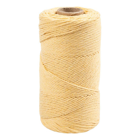 Creativ company macramé cord 2 mm 198 m hellgiel