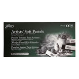 Creativ Company Galerie Soft Pastell Set Black White Harmonie, 12st.