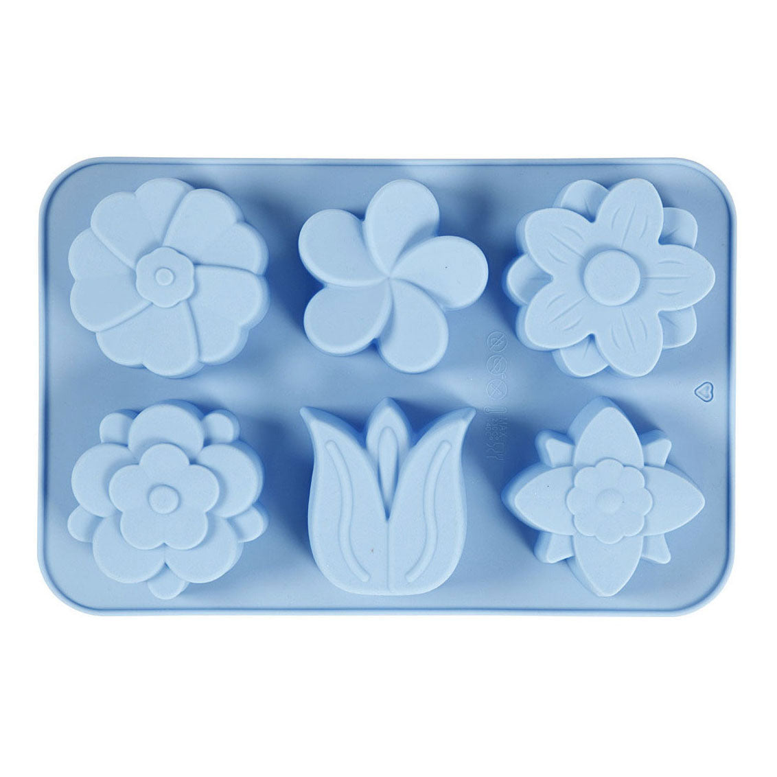 Creativ Company Silicone Forms Flowers Pourmal