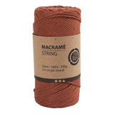 Creative Company Macrame Cord Burnt Orange, 198m