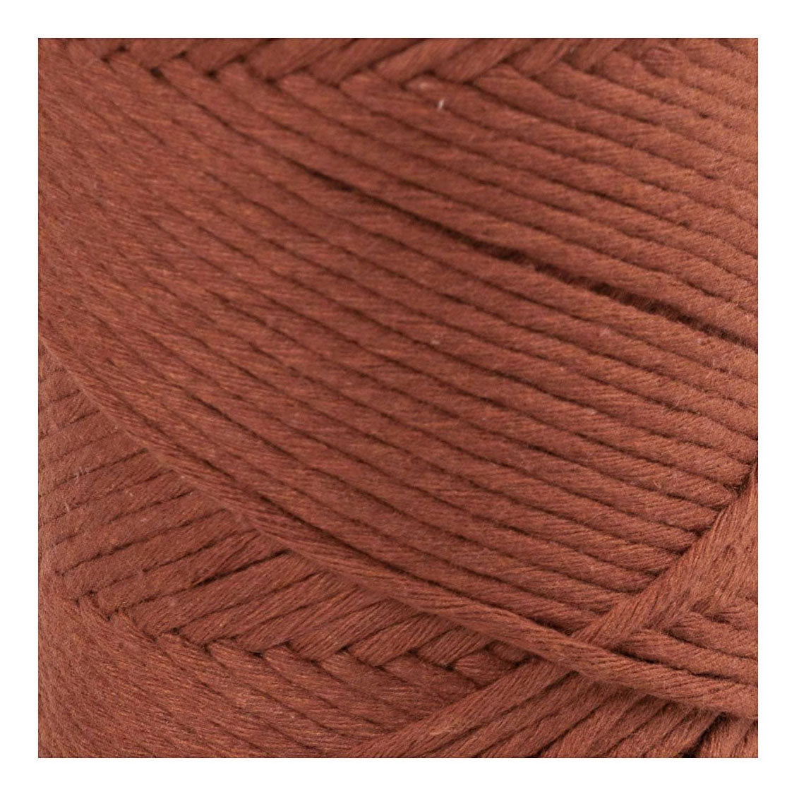 Creativ Company macrame cord - burnt orange, 198m