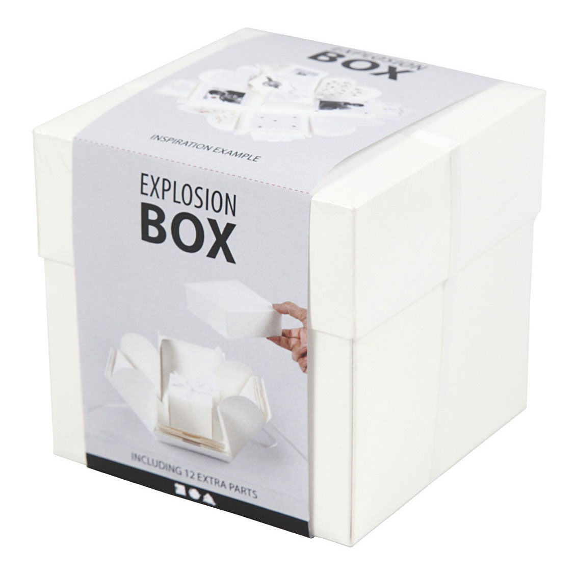 Creativ Company Explosion Box Geschenkdoos Off-white Set