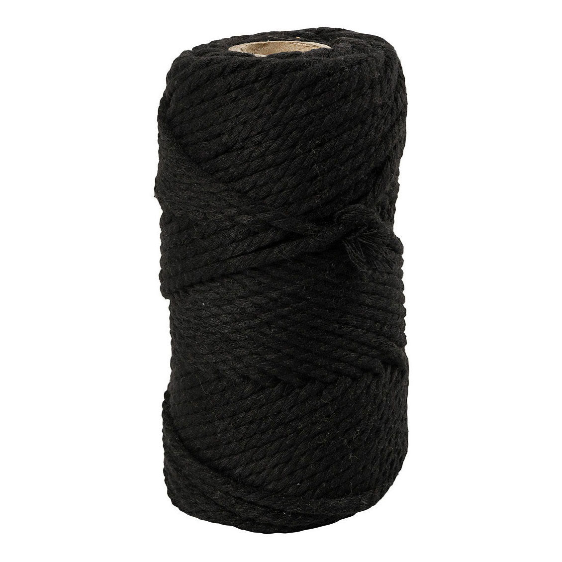 Creativ Company Macrame Cord Black, 55m