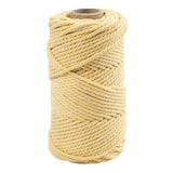 Creativ Company Macrame Cord Light Yellow, 55m