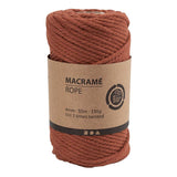 Creativ Company Macrame Cord Bunt Orange, 55m