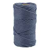Creativ Company macrame cord blue, 55m