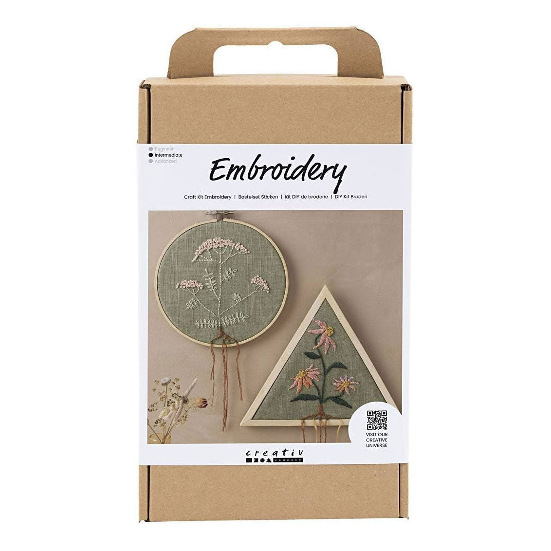 Creativ Company HobbySet Empoidery Dusty Green Empoidery Frame