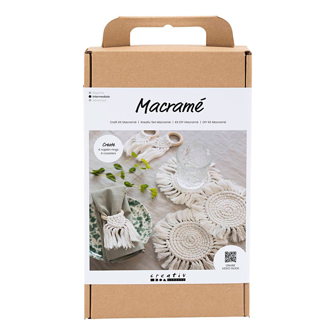 Creativ Company Hobbyset Macrame Table Decoration Off-White