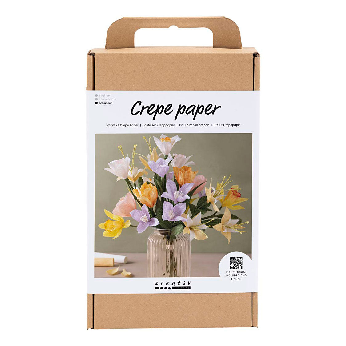 Creativ Company Hobbyset kryp papir lage blomster