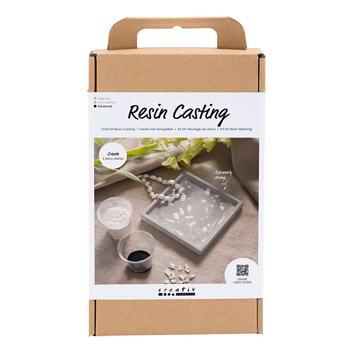 Creativ Company Hobbyset Resin Nalévající podnos s terrazo