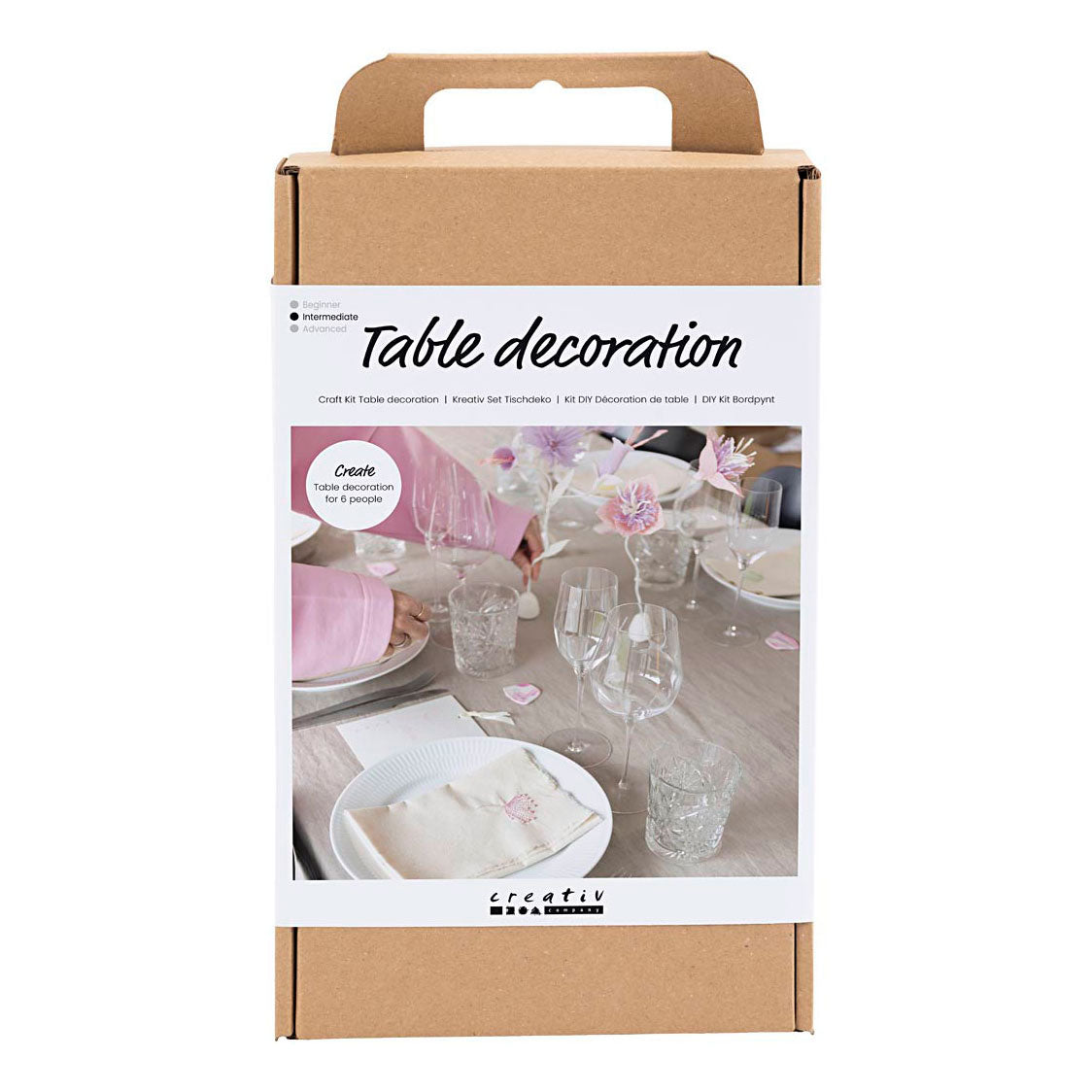 Creative Company hobby set table decoration pastel colours