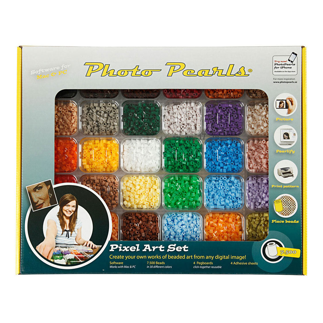 Creative Company Starter Set Photo Perline Colore, 7500st.