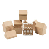 Creativ Company Houses Paper-Mache, set of 4