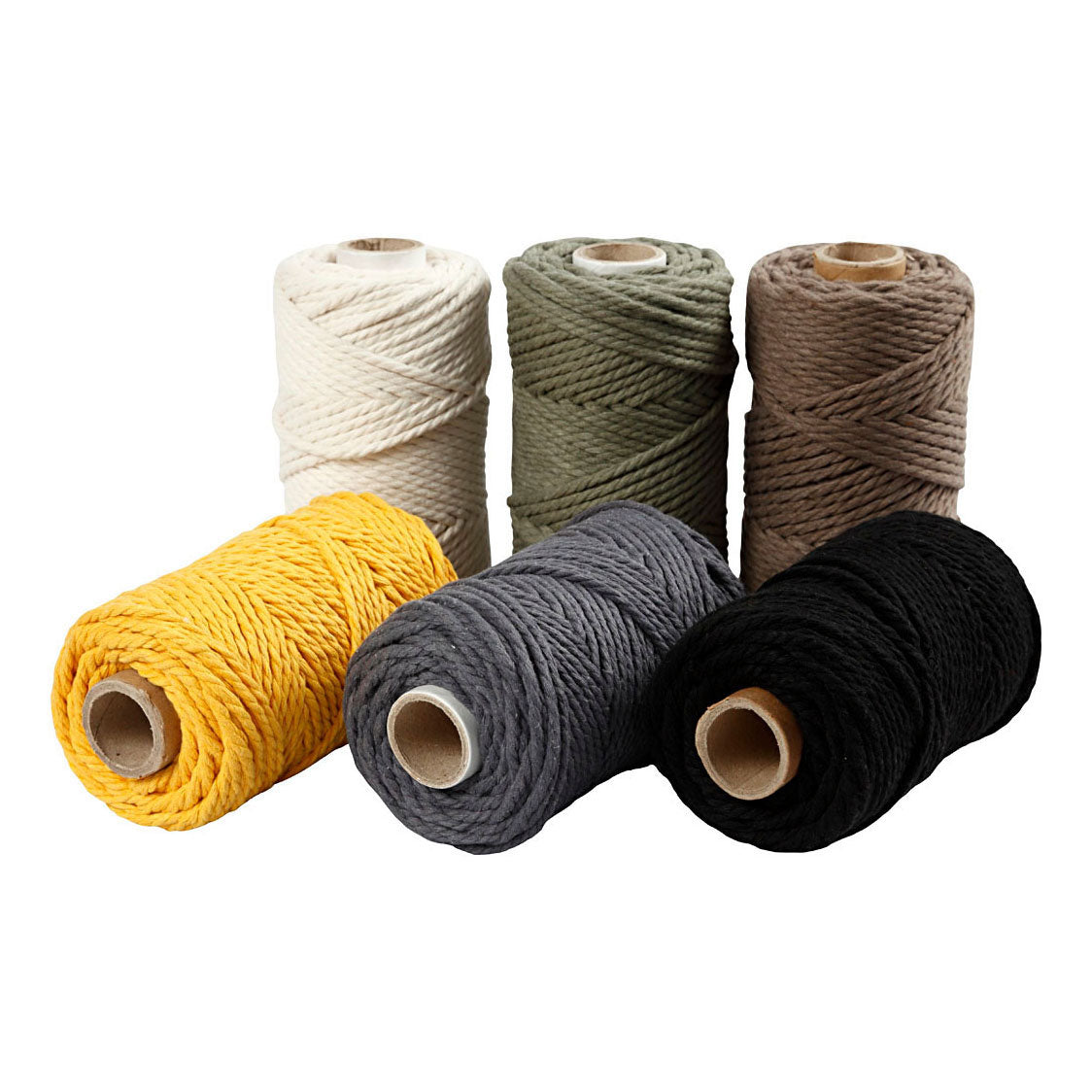 Creativ Company Macrame Cord Colors, 6x198m