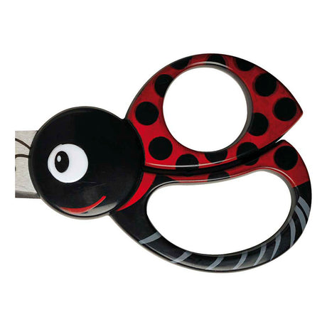 Creativ company fiskars children's scissors with animal motif, ladybug, L: 13 cm, 1 piece
