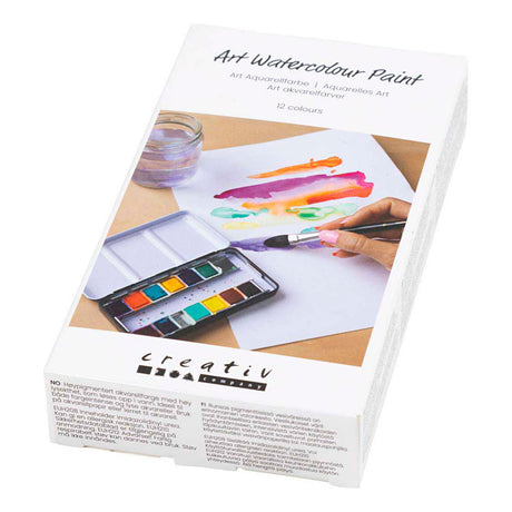 Creativ Company Art Watercolour Paint Flowers & Landscapes - 12 Colours