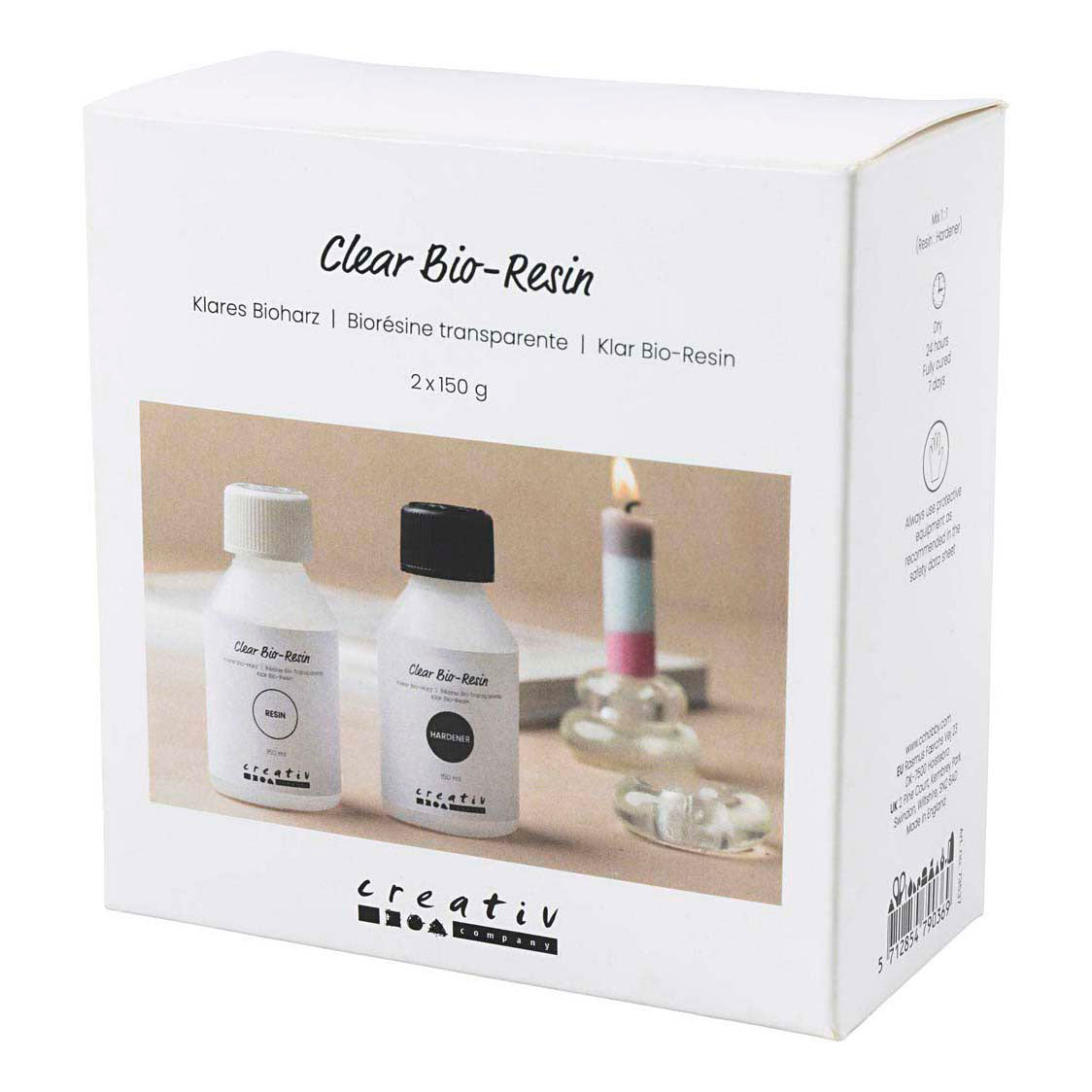Creativ kompanija https: www.cchobby.nl transparent-bio-resin-clear-2x150-ml-1-box