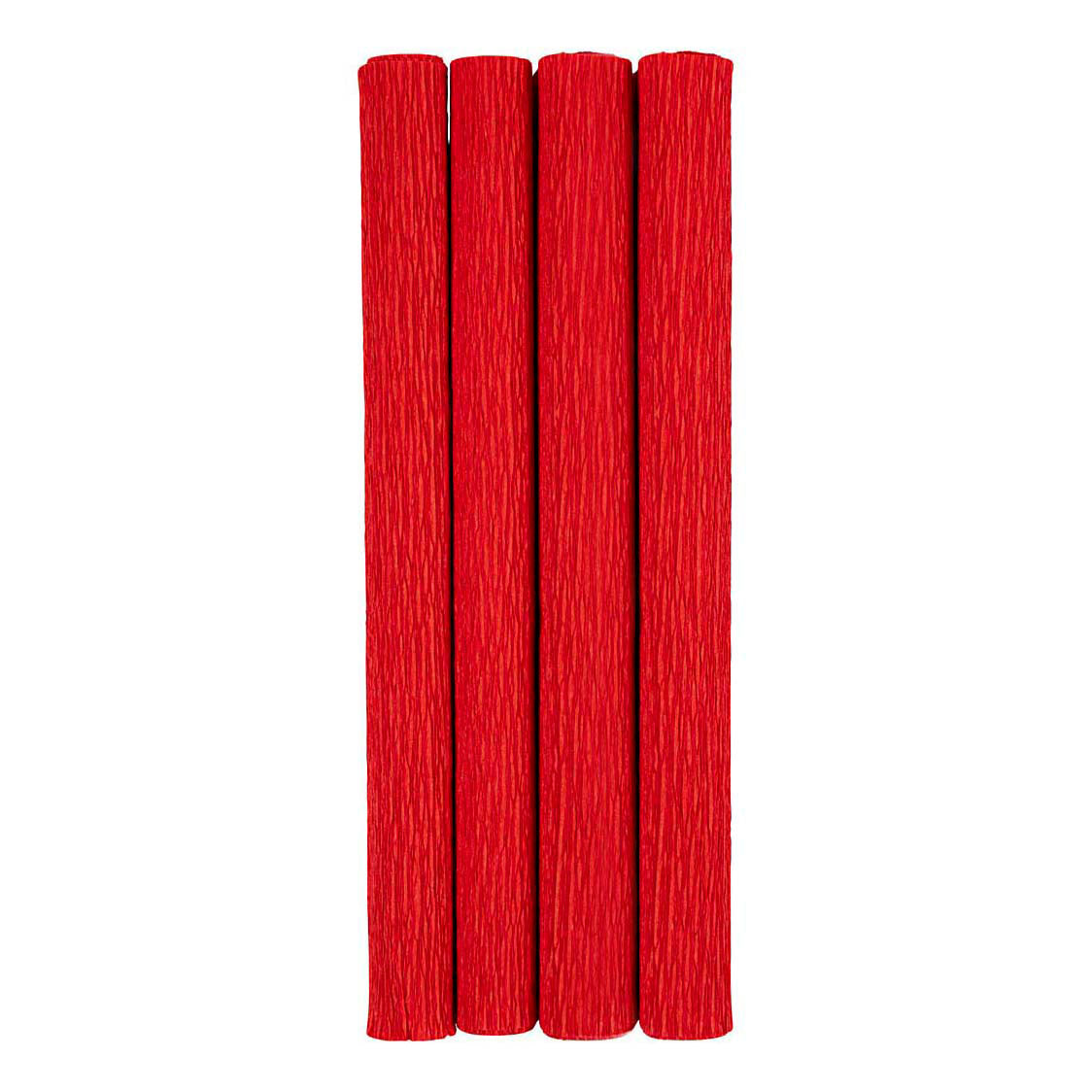 Creativ cég krepp papír piros - 4 db.
