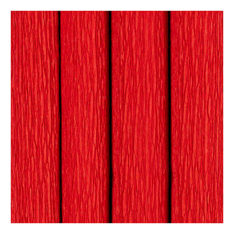 Creativ Firma Crêpe Pabeier Rot - 4 Stéck.