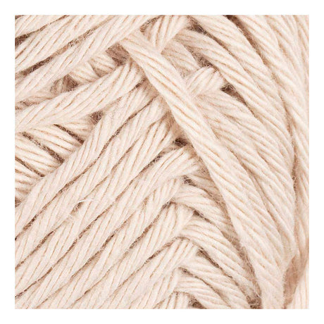 Creativ Company Baumwollgarn Größe 8 8 l: 80-85 m Sandfarbe - 50gr.