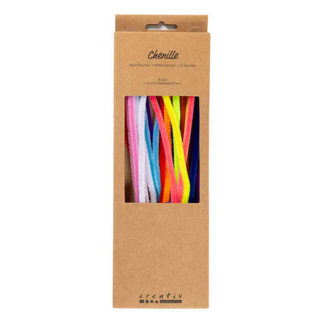 Creativ Firma chenille 6mm x 30cm faarweg - 25 Stéck.