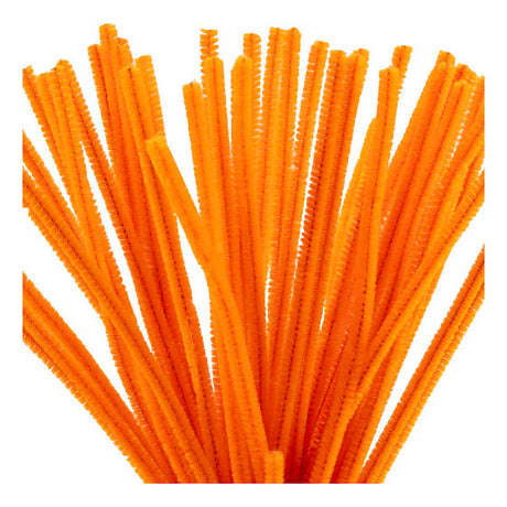 Creativ Company Chenille 6mm x 30cm orange - 50 Stk.