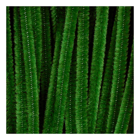 Creativ Firma Chenille 6mm x 30cm Piniengréng - 50 Stéck.