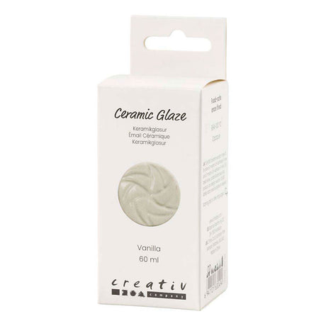 Creativ Company ceramic glaze 984-1101 c opaque vanilla - 60ml