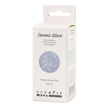 Firma Creativ glazura ceramiczna, 984-1101°c, kryjąca, pastelowa lawenda, 60 ml 1 butelka