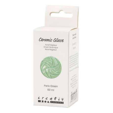 Creativ company keramická glazúra 984-1101 c nepriehľadná parížska zelená - 60ml