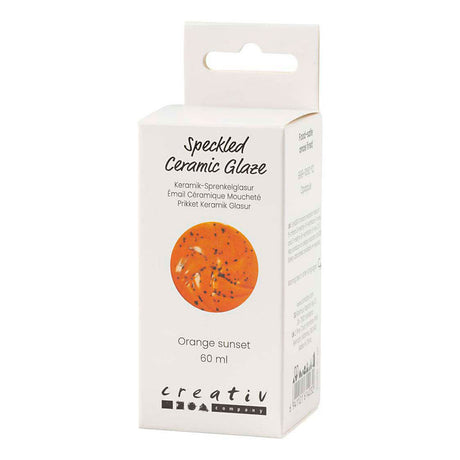 Creativ Company esmalte cerâmico salpicado 999-1060 c sol laranja opaco - 60ml