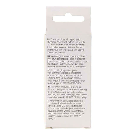 Creativ company speckled ceramic glaze 999-1060 c opaque flower power - 60ml