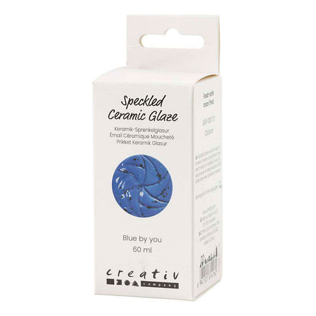 Creativ Company speckled ceramic glaze 999-1060 c opaque blue by you - 60ml
