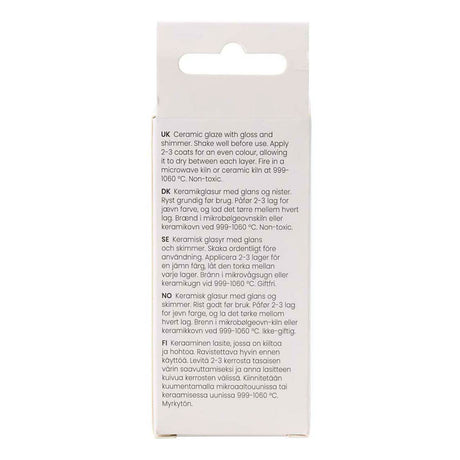 Creativ Company speckled ceramic glaze 999-1060 c opaque blue by you - 60ml