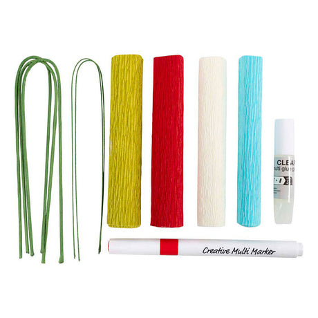 Creativ Firma https: www.cchobby.nl mini-hobbyset-crepe-paper-flowers-of-crepe-paper-pastelcolors-1-box